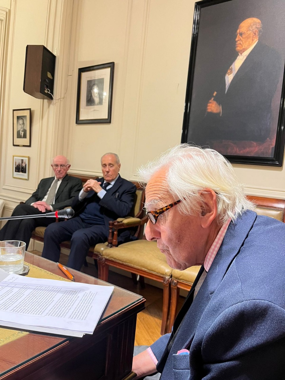 Rosendo Fraga, Natalio Botana y Jorge Vanossi